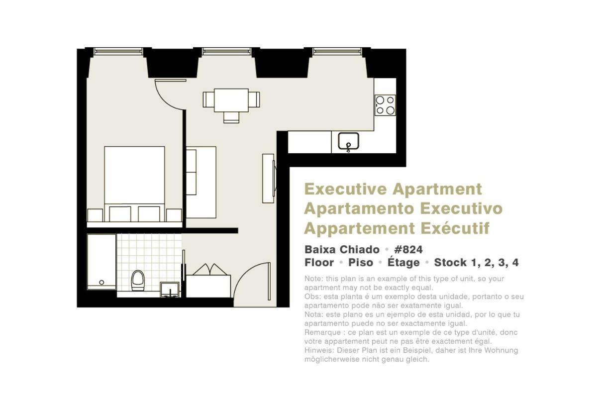 Lisbon Serviced Apartments - Baixa Kültér fotó